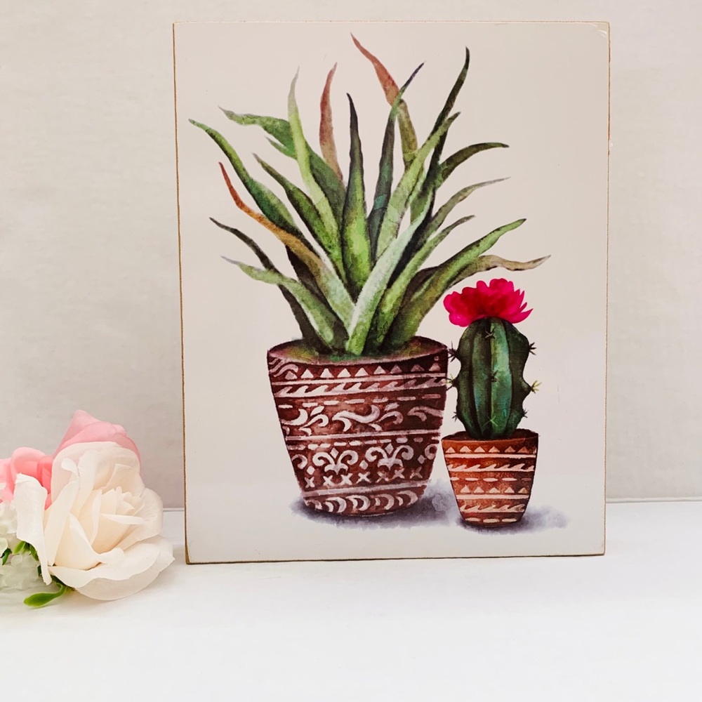 Hobby Lobby Cactus Wood Wall Decor